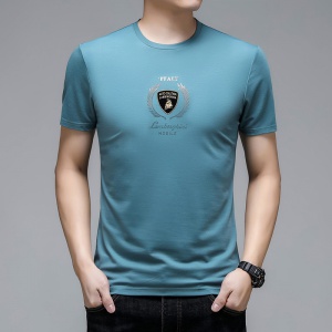 夏季男士短袖t恤潮牌圓領(lǐng)簡約百搭半袖